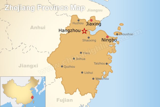Image result for map of hangzhou