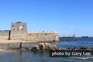 The Entering Sea Stone Wall