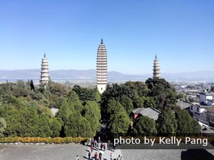 Three Pagodas in Dali