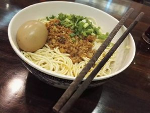 Chopsticks on a bowl