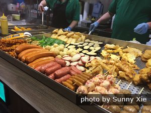Street food in Hong Kong