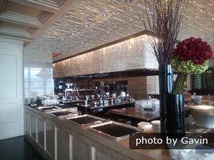 The open kitchen in Caprice