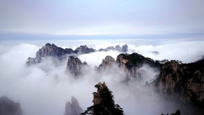 Sea of clouds in Huangshan