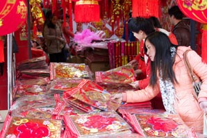 Chinese New Year market