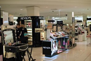cosmetics in a mall