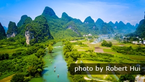 Yulong River In Yangshuo