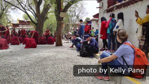 Monks debating