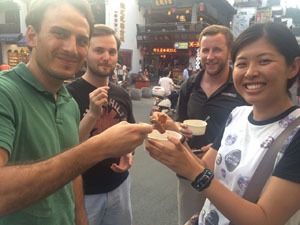 Our customers are tasting Chinese food