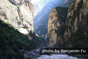 Tiger Leaping Gorge at the upper reach of the River