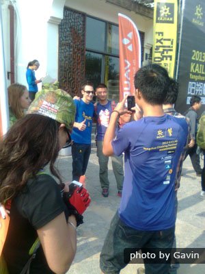 James Kassay at the Yangshuo Climbing Festival