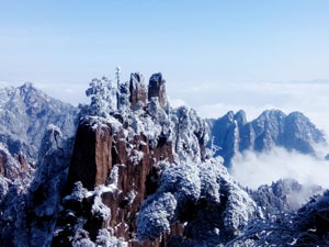 Huangshan in winter