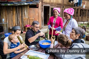 Traveling in Longji Terraced Fields