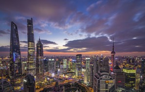Night view of Lujiazui