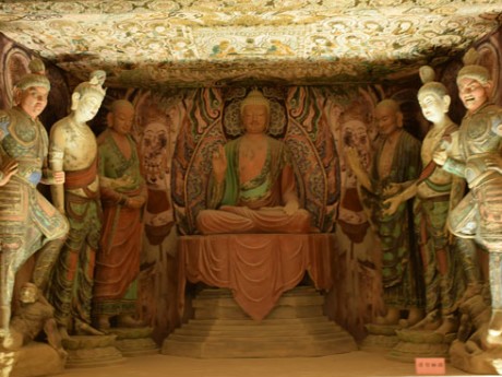 Statues in Mogao Grottoes