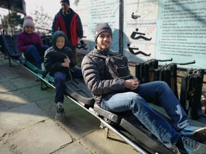 toboggan in mutianyu