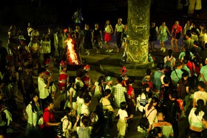 Torch Festival Of the Yi Ethnic People in Kunming