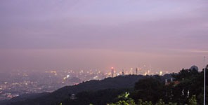 Night View on Moxing Summit
