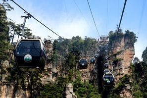 Zhangjiajie day trip to tianzi mountain