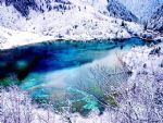 Jiuzhaigou Winter Scene