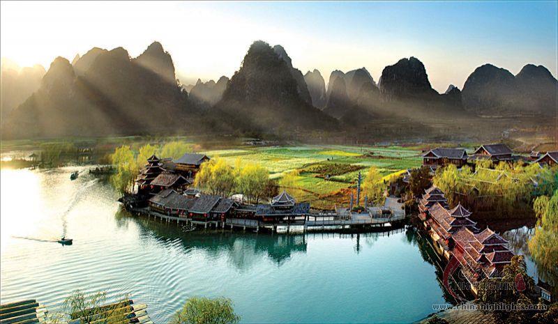 Breath-taking scenery of Neverland