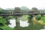 Chengyang Wind and Rain Bridge in Sanjiang Chengyang Wind and Rain Bridge in Sanjiang