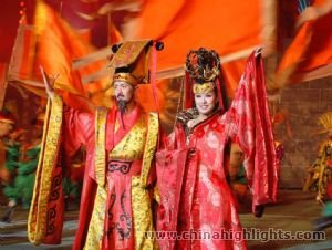 Wonderful show in China Folk Culture Village Wonderful show in China Folk Culture Village