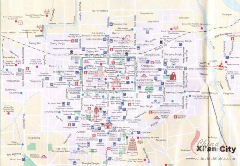 Map of City Street