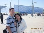 Exterior visit of Beijing Olympic Stadiums(Bird's Nest and Water Cube) 