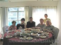 Dinner seat arrangement, China