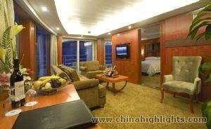 Sitting Room in President Suite 2 of Century Diamond