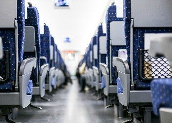 Les sièges 2nd classe de TGV