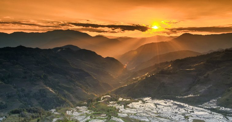 Les rizières en terrasses de Yuanyang