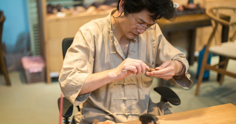 la rue piètonne au bord de Grand Canal
