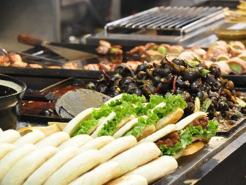 Les spécialités locales de Xi'an dans le quatier Musulman chinois