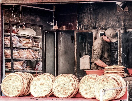 pain grillé du Xinjiang