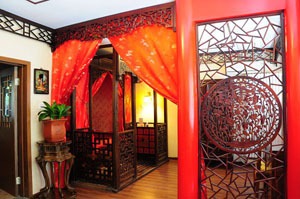 Un hôtel traditionnel dans les hutongs.