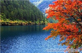 Озеро Носорога в Цзючжайгоу