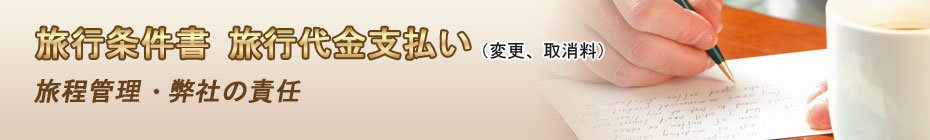 アラチャイナ旅行条件書