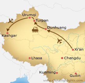 11 Days Xian Dunhuang Turpan Urumqi and Kashgar Tour, 11 Days Silk Road ...