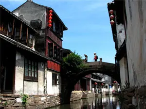 A Bridge of Zhouzhuang Water Town
