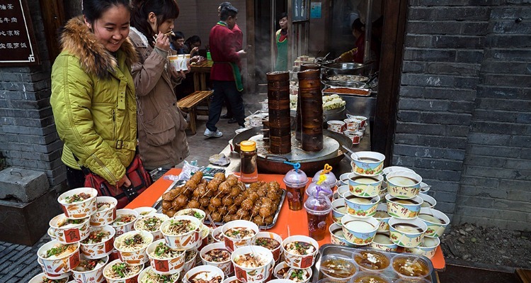 Street food in Chengdu