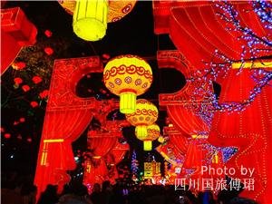 colored lights park