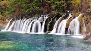 Jiuzhaigou valley scenic
