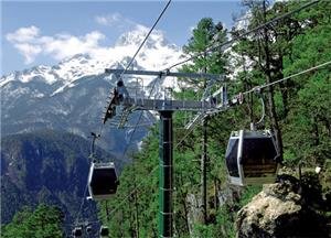 Cable car to Glacier Park