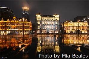 Рынок тканей в южной части набережной Бунд