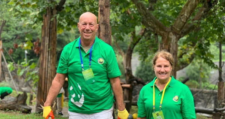 Working as a panda keeper program