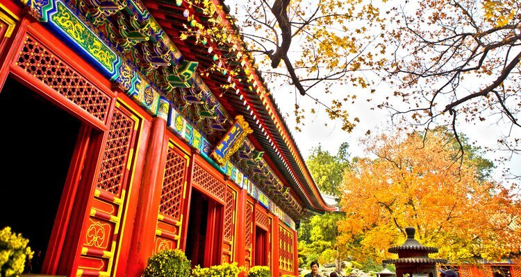 Red leaves in Beijing's Xiangshan Park