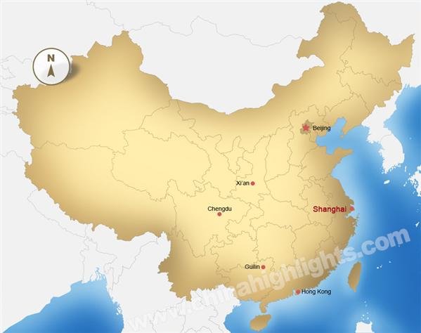 Shanghai Map, Map of Shanghai's Tourist Attractions and Subway