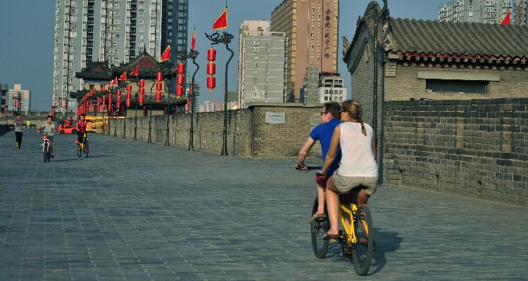 Cycling on the Ancient City Wall