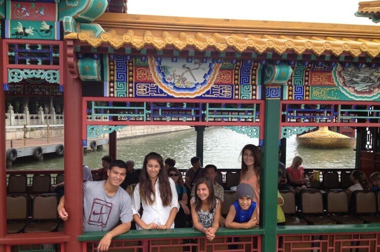 Our guests took a boat ride